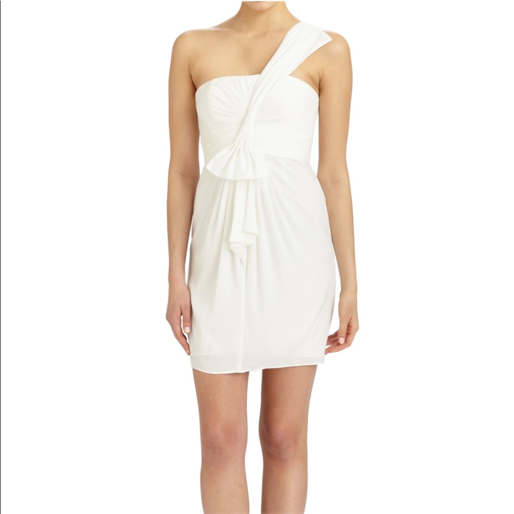 BCBG Palais One-Shoulder Cocktail Dress